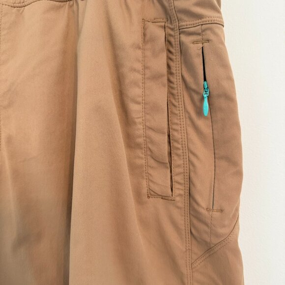 🔥 Birddogs Lined Shorts - XL Long - Tan with Aqua Accents 🩳 - Picture 2 of 5
